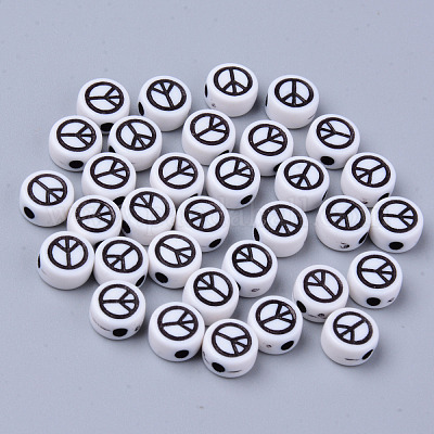 Wholesale Opaque White Acrylic Beads 