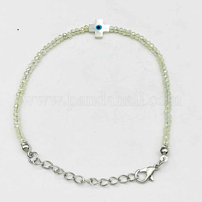 Facettierte Rondellglasperlenarmbänder&nbsp;TR4821-7-1