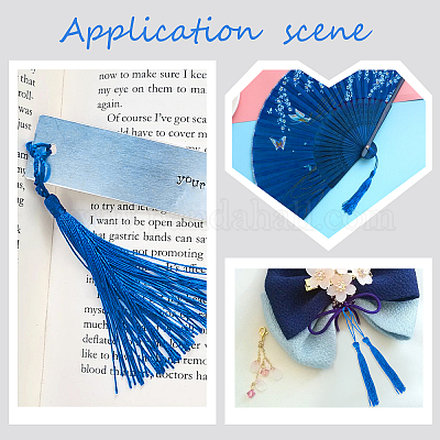 Silk Craft Tassels for Jewelry Making Different Color Decorative