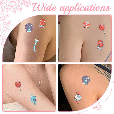 18 Fogli Di Tatuaggi Temporanei Natalizi Per Bambini – 72 Pezzi Con Tema Natale – Regalo Calza E Calendario Avvento