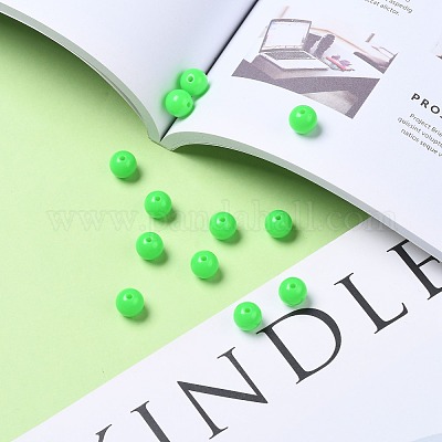 Perlas de acrílico fluorescentes&nbsp;MACR-R517-10mm-07-1