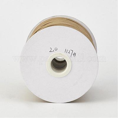 Cordon en polyester ciré coréen écologique&nbsp;YC-P002-0.5mm-1127-1
