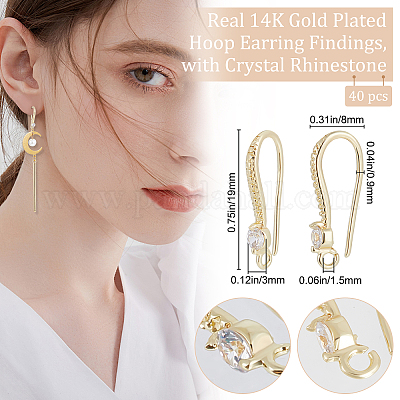  BeadtifulFindings 14k Gold Filled Flat Fishhook Ear