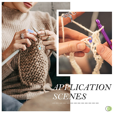 6Pcs Pins Crochet Hook Knitting Crafts Sewing Small 9cm 