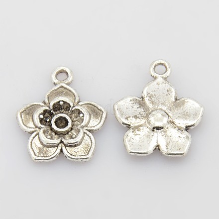 Bases de flores colgantes de diamante de imitación de estilo tibetano EAAA008Y-1