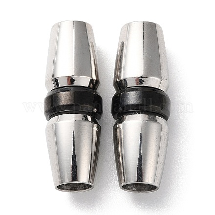 303 Stainless Steel Bayonet Clasps STAS-C076-01A-1