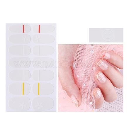 Decalcomanie di adesivi per nail art a copertura totale MRMJ-Q034-030G-1