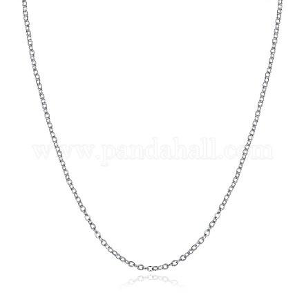 925 ожерелье из стерлингового серебра NJEW-BB30129-16-1