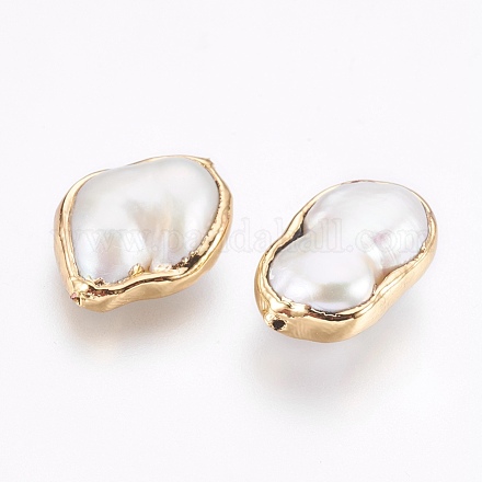 Perlas barrocas naturales perlas cultivadas de agua dulce G-O168-09G-1