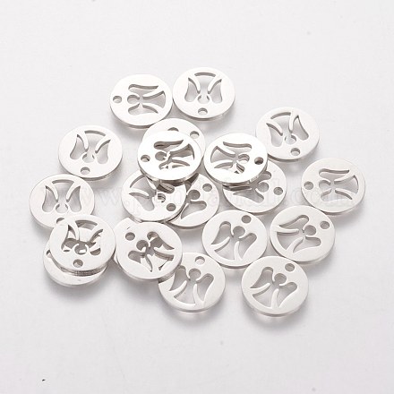 304 Stainless Steel Charms STAS-Q201-T188-1