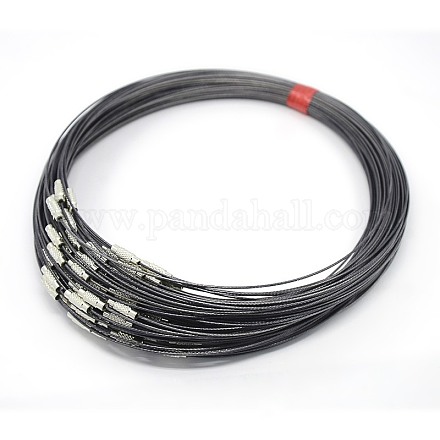201 cordón de collar de alambre de acero inoxidable TWIR-SW001-10-1