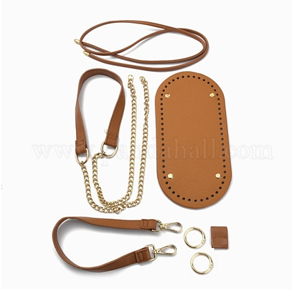 Kit de fabrication de sac à main en simili cuir DIY-WH0304-313-1