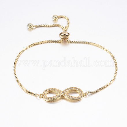 Adjustable Brass Bolo Bracelets BJEW-P200-05G-1
