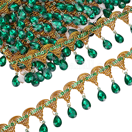 Fingerinspire 9 m hängende Perlen mit Fransen OCOR-WH0079-75A-1