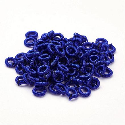 Polyester Weave Beads WOVE-N003-69-1