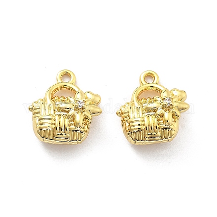 Латунные микро проложить кубического циркония подвески KK-U049-04G-01-1