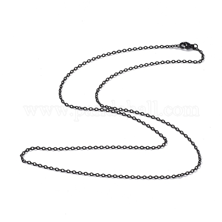 304 ожерелье-цепочка из нержавеющей стали для мужчин и женщин NJEW-K245-024E-1