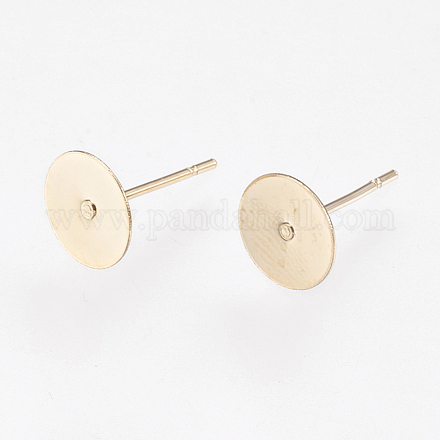 Accessoires de puces d'oreilles en 304 acier inoxydable STAS-G134-03G-8mm-1