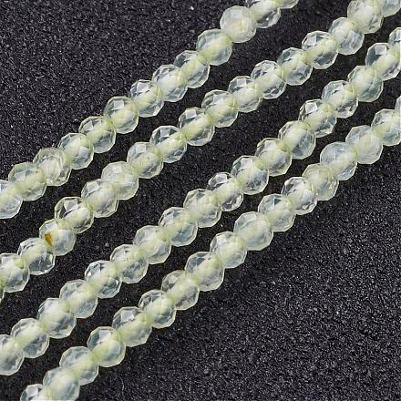 Chapelets de perles en péridot naturel G-F435-09-1