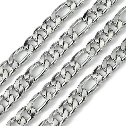 Stainless Steel Figaro Chains STAS-M032-45P-3mm-1