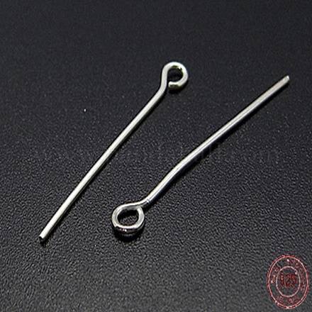 925 Sterling Silver Eye Pin STER-A011-7-1