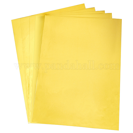 SUPERFINDINGS 100Pcs A4 Hot Stamping Foil Paper Dark Goldenrod 20.5x29.5cm Metallic Foil Paper Sheets Light Coral Toner Reactive Foil Paper for Card DIY Paper Crafts DIY-FH0003-65-1