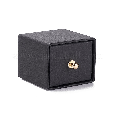 Quadratische Papierschubladen-Schmuckset-Box CON-C011-01B-1