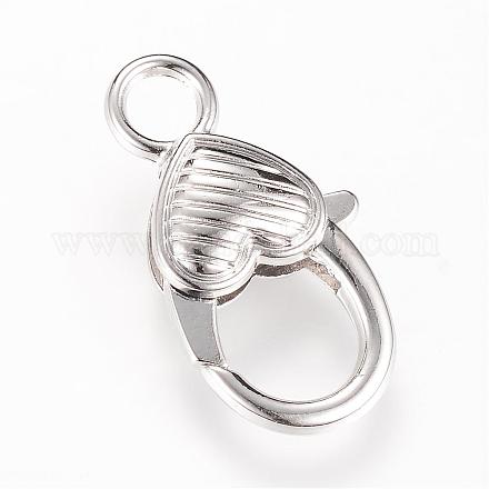 Alloy Lobster Claw Clasps KK-S305-02-1