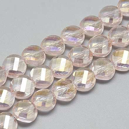 FilI di perline in vetro placcato EGLA-Q098-A04-1