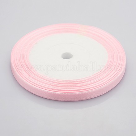 Con esperanza del cáncer de mama conciencia cinta rosada materias para hacer el lazo de raso X-RC012-43-1