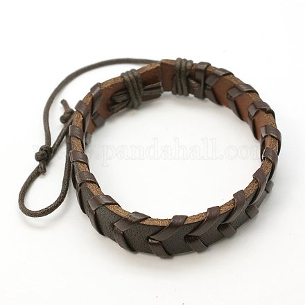 Leather Bracelets BJEW-C387-02-1