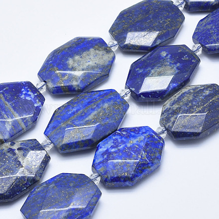 Chapelets de perles en lapis-lazuli naturel G-G745-12-1