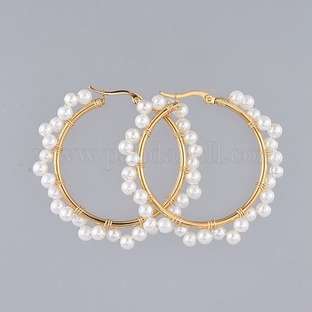Boucles d'oreilles en perles EJEW-JE03803-1