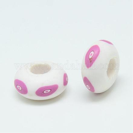 Polymer Clay Beads CLAY-T001-E18-1