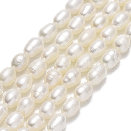 Fili di perle di perle d'acqua dolce coltivate naturali PEAR-J006-13B-01-1