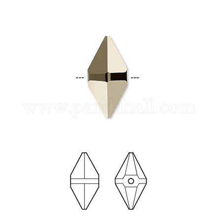 Perline di strass di cristallo austriaco X-5747-12-001MLG2(U)2X-1