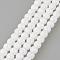 Synthetic Crackle Quartz Beads Strands, Round, Clear, 12mm, Hole: 1mm, about 31~33pcs/strand, 15 inch