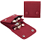 2Pcs Microfiber Cloth Jewelry Storage Bags with Brass Button, for Earring, Rings, Necklaces, Square, Dark Red, 8~8.2x8~8.2x1.28cm