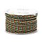 Multi-Color Decorative Braided Nylon Cord, Macrame Woven Rope, for Jewelry Making String Knitting Craft, Dark Green, 2mm, about 25.1 yards(23m)/roll