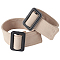 2Pcs Polyester Belts, with Plastic Buckles, Wheat, 395x54.5x8mm