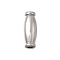 Barrel 304 Stainless Steel Magnetic Clasps, Stainless Steel Color, 13mm, Hole: 2mm
