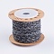 Cotton Thread Cords, Macrame Cord, For Jewelry Making, Colorful, 1mm, about 21.87 yards(20m)/roll