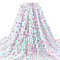 Polyester Fabric, Rectangle, with PET Plastic, Colorful, 1300~1640x900x0.4mm