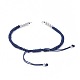 Fabrication de bracelet en fil de nylon réglable AJEW-JB00513-4