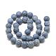 Naturelles bleus de perles de corail brins G-R432-14-10mm-2