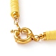 Heishi Perlenketten aus Fimo X-NJEW-JN03214-01-3