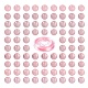 100шт 8мм натуральный мадагаскар розовый кварц круглые бусины DIY-LS0002-50-2