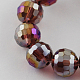 Fili di perle di vetro placcato X-EGLA-R040-8mm-06-1