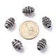 Antique Silver Plated Acrylic Beads X-PLS056Y-3