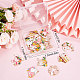 SUNNYCLUE 1 Box 20Pcs Bunny Charms Enamel Rabbit Charms Moon Japanese Style Sakura Flower Charm Cake Easter Holiday Rabbit Metal Animal Charms for Jewelry Making Charm Earrings Necklace DIY Supplies ENAM-SC0003-25-6